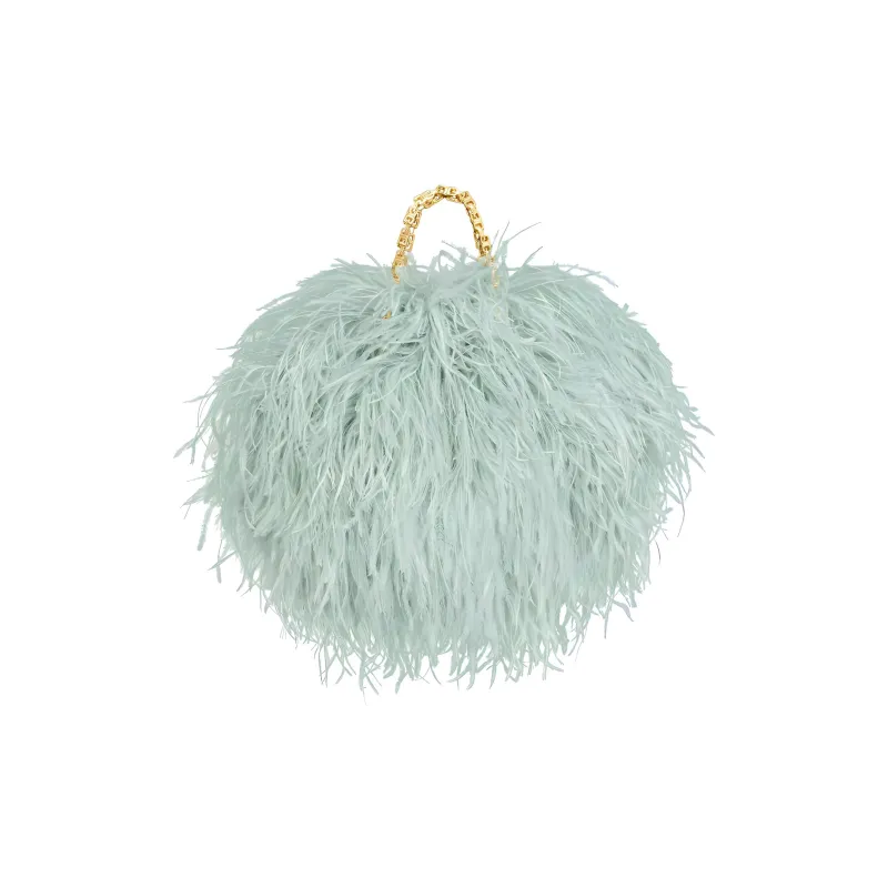 GIVENCHY Kenny Mulberry Silk Shoulder Bag Crossbody Bag Handbag Mini Women's Celadon Green-2
