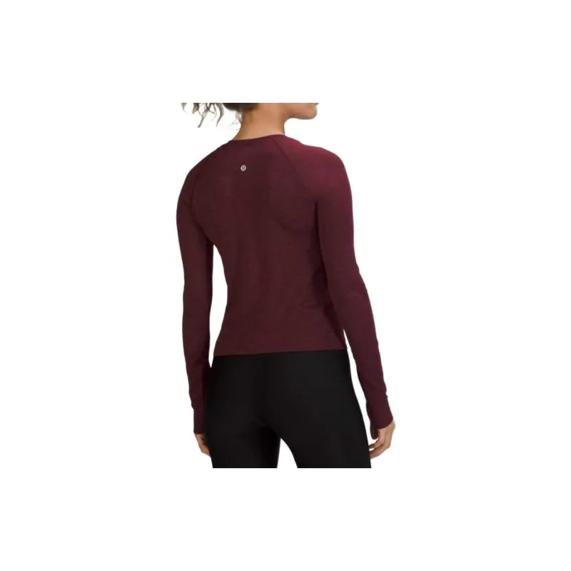 Lululemon Swiftly Tech Raglan Sleeve T-Shirt Women's Warm Wine Color-1