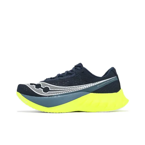 Saucony Endorphin Pro 4 Running Shoes Men Low-Top Marine Blue