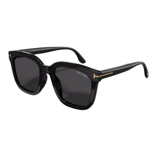TOM FORD Plate And Metal Square Sunglasses Unisex Multicolor