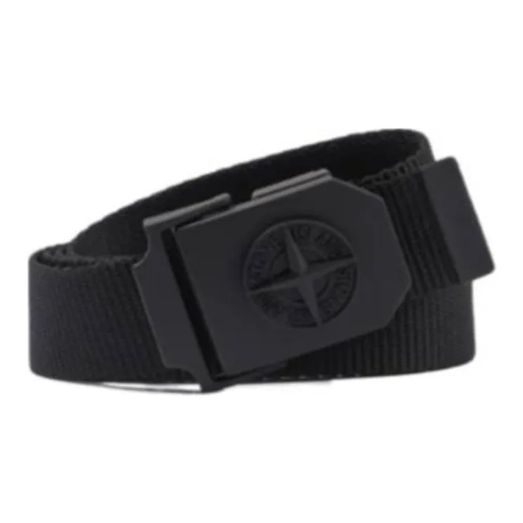 STONE ISLAND Compass Badge Sliding Fastened Belt-0