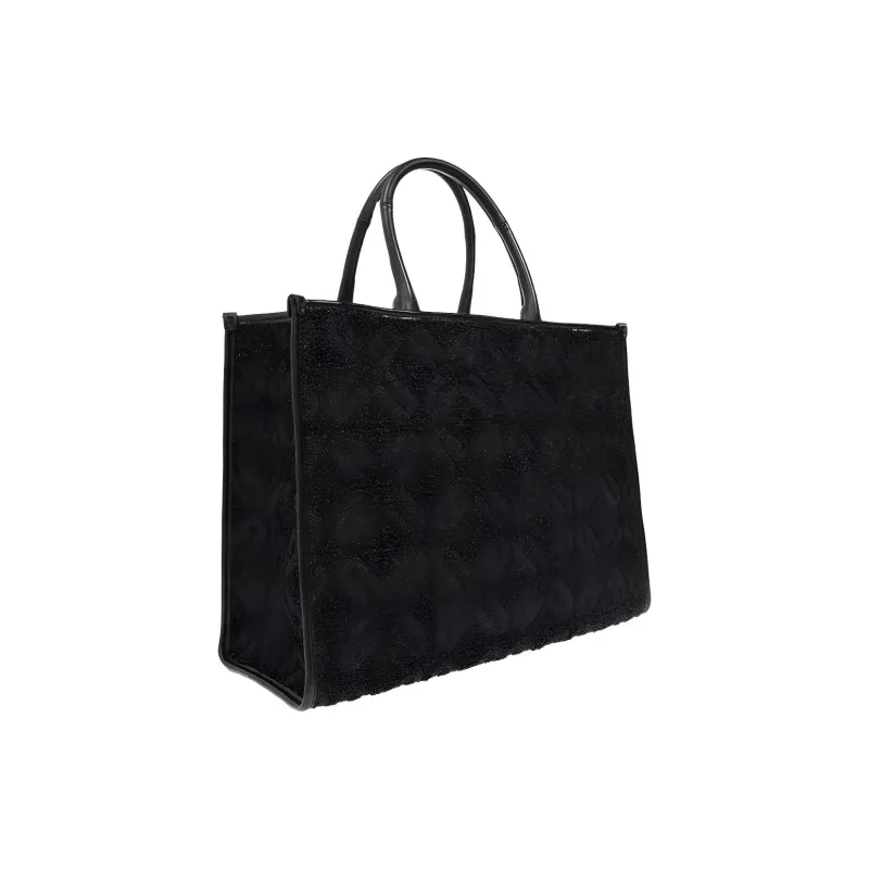 Furla Opportunity Nylon Tote Bag Shopping Bag Handbags Large Size Women's Black-1