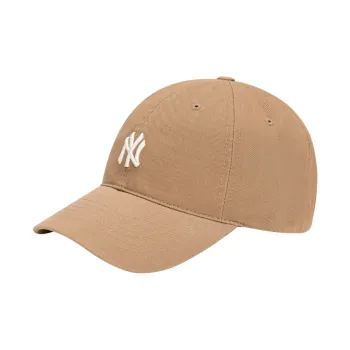 MLB Cotton Adjustable Baseball Cap Sun Hat Unisex Khaki