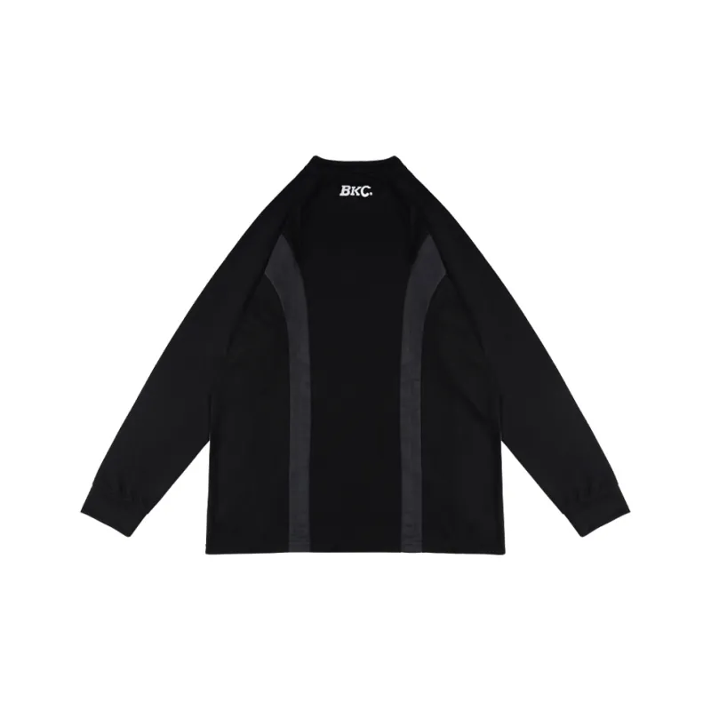 BKCXZICE Basketball Jerseys Unisex Black & Orange-5