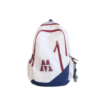GEERDUN Nylon Backpack Students Backpack Unisex Multicolor
