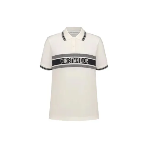 DIOR Quarterly New Products Polo Shirts Women's White