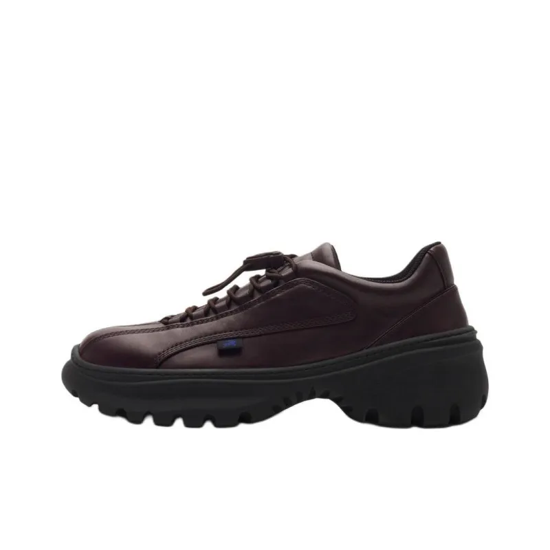 Burberry Scoot Low Top Casual Shoes Men's Red-0