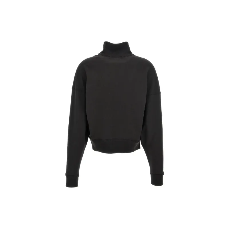 ISABEL MARANT ETOILE Ross Logo Flocked Zip Up Sweatshirt-1