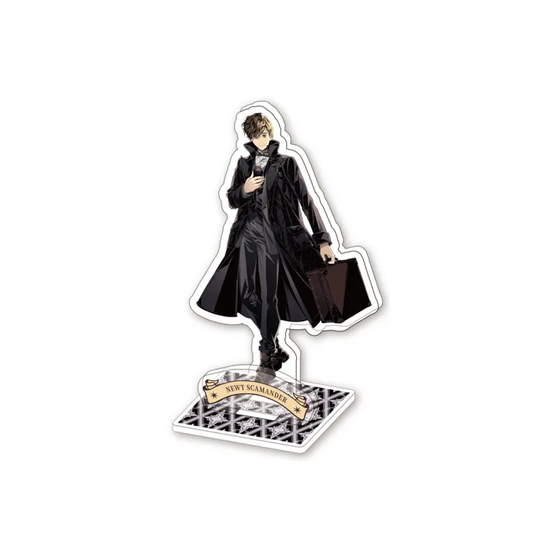 Comefor Fantastic Beasts Collection Figure Print Standee Tinplate Badge Set GGAD Nuet Thesus Badges-0