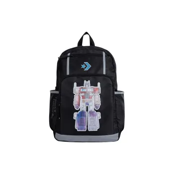 Converse Transformers Co branded Model Polyester Backpack Regular Unisex Jet Black