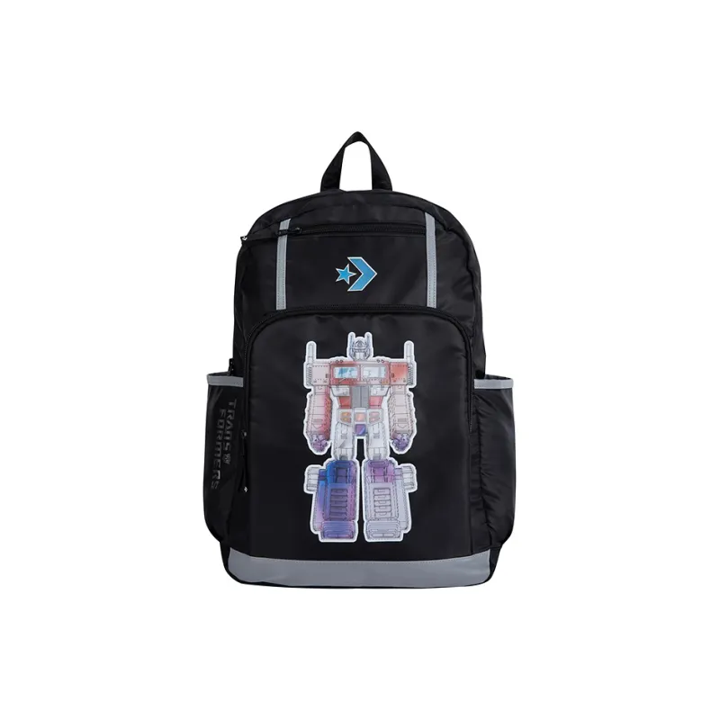 Converse Transformers Co branded Model Polyester Backpack Regular Jet Black-0