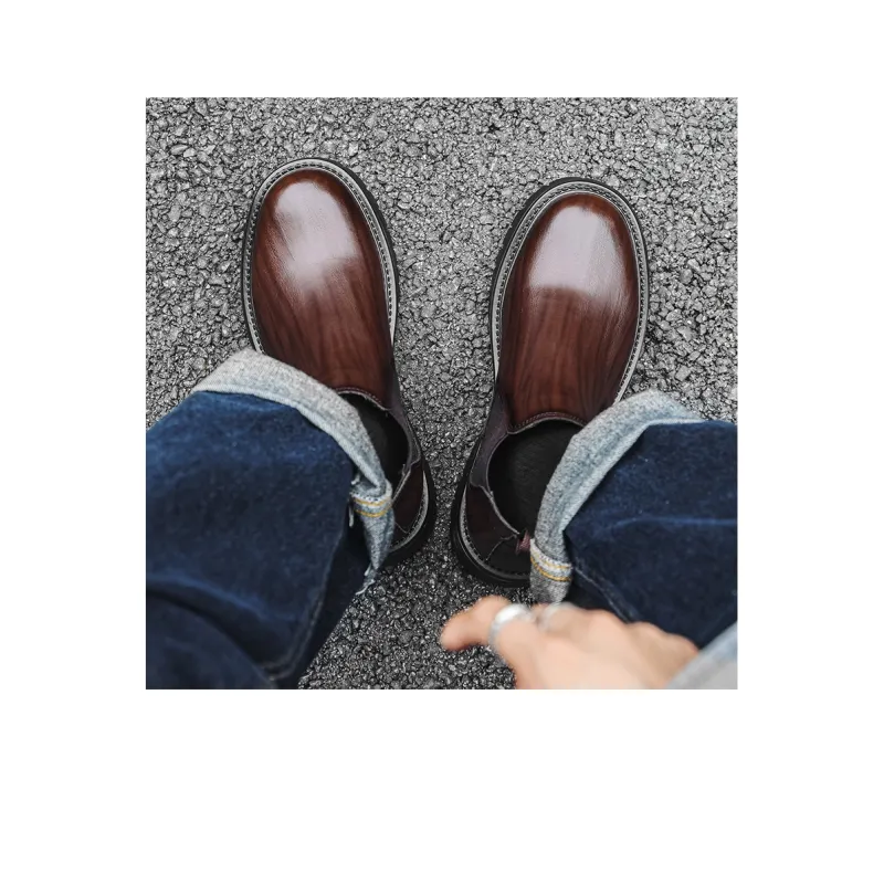Romon Short Chelsea Boots Men's-2