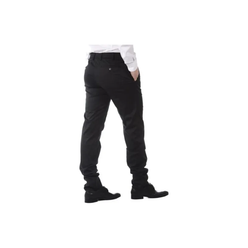 DANIELE ALESSANDRINI Casual Pants Men's Black-3