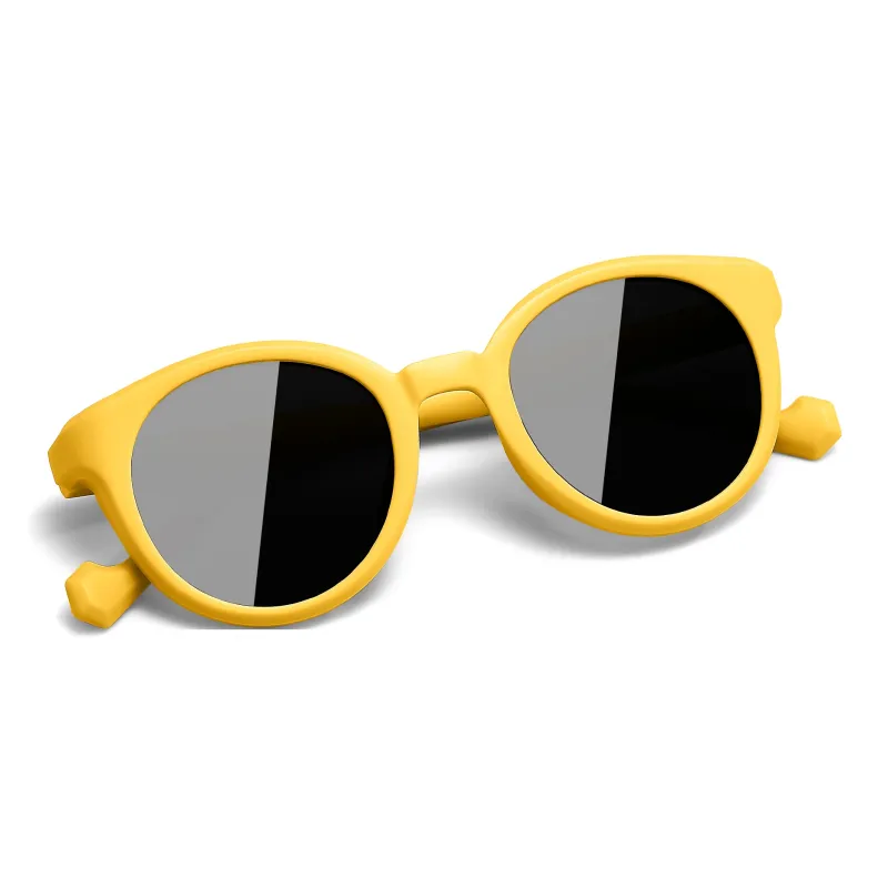 PULAIS TR/Memory Plastic Round Sunglasses Women's-11
