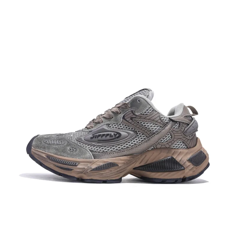 Jifffly Cushioned Slip-Resistant Breathable Lightweight Height Increasing Low-Top Chunky Sneakers Unisex-14