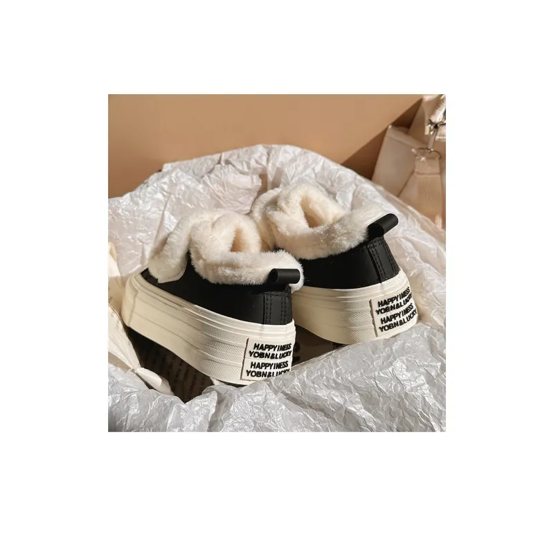 Miss Zhang Thermal Slip Resistant, Abrasion Resistant, Lightweight Low Top Skateboard Shoes Women's Beige-13