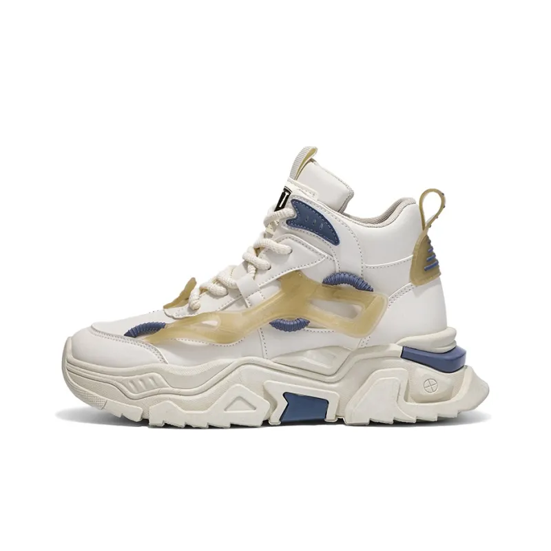 HACKBUTEER Limited Box High Top Chunky Sneakers Men's-15