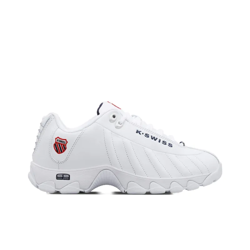 KSWISS ST329 Abrasion Resistant Low Top Tennis Shoes Men's White-2