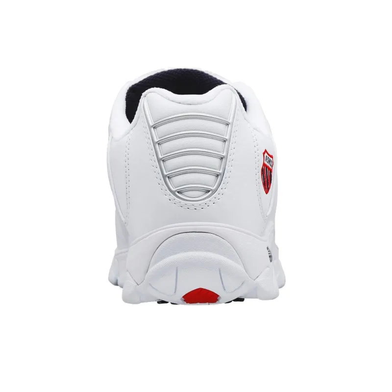 KSWISS ST329 Abrasion Resistant Low Top Tennis Shoes Men's White-6