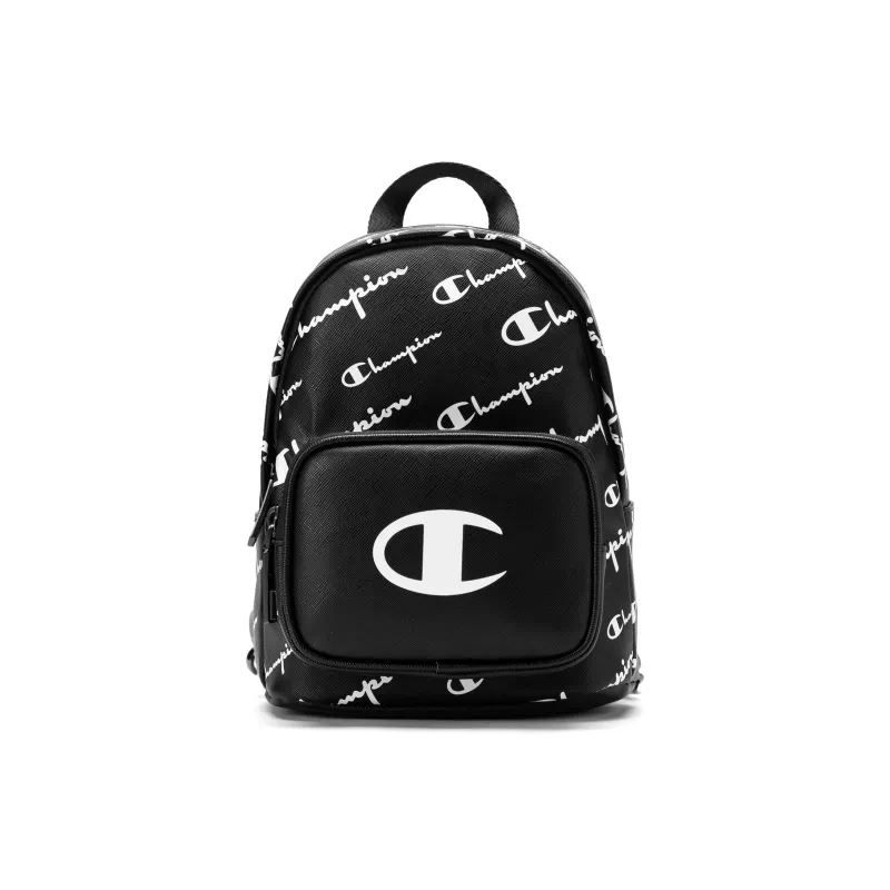 Champion Synthetic Leather, Textile Backpack Small Size Unisex Caesar Blue/Black-4