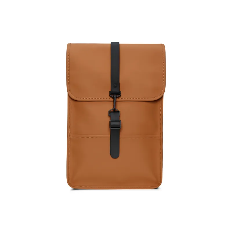 Rains Polyurethane And Polyester Blend Laptop Backpack Mini Unisex Black-63
