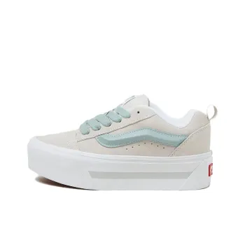 Vans Knu Stack Anti Slip Wear Resistant Low Top Skateboard Shoes Unisex White