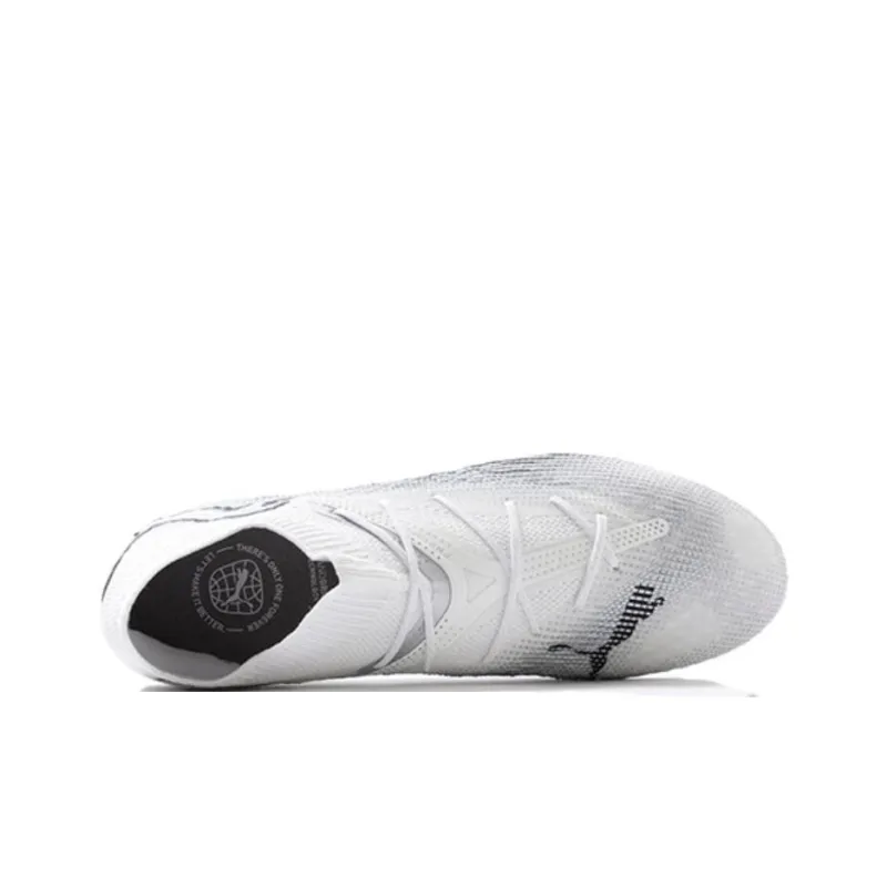 PUMA FUTURE 7 ULTIMATE Soccer Shoes Unisex Low Top White/Black-3