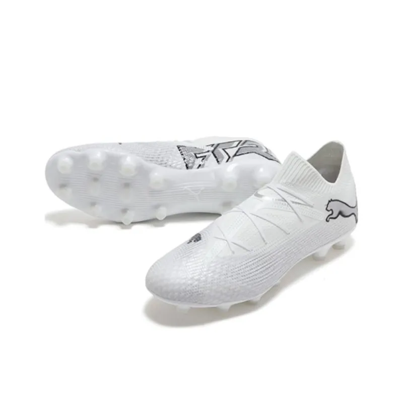 PUMA FUTURE 7 PRO Anti Slip Wear Resistant Soccer Shoes Unisex White-2