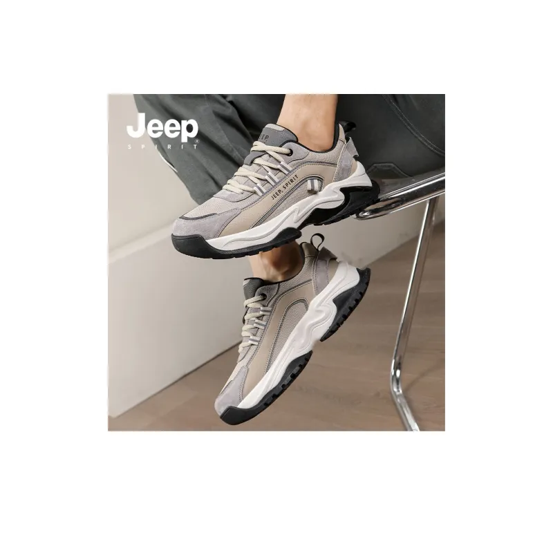 JEEP SPIRIT Anti-Slip And Wear-Resistant Breathable Low-Top Casual Shoes Men's-139