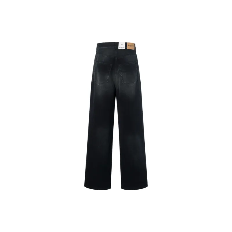 Balenciaga Sticker Baggy Jeans-1