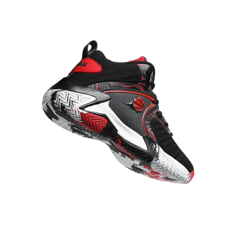 MUSNODO Shock Absorbers With Slip Resistant And Abrasion Resistant Properties Mid Top Basketball Shoes Men's-3