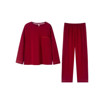 Dream Heart Pajama Set Men's Red