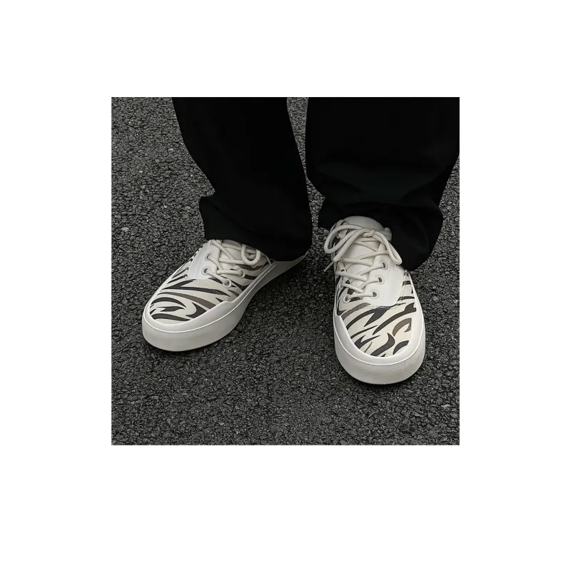 PNKE Low Top Skateboard Shoes Unisex Leopard-9