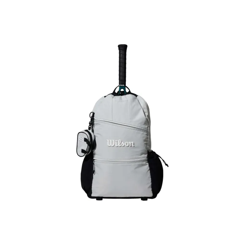 Wilson Nylon Backpack Unisex Light Gray-1