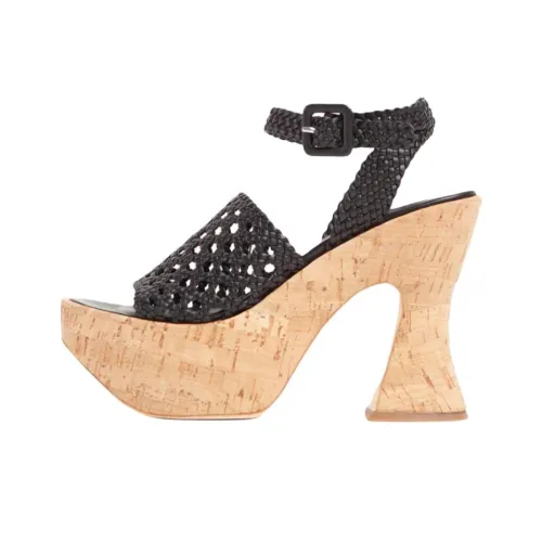 Paloma Barceló Yara Strap Sandals 11cm Women's Black