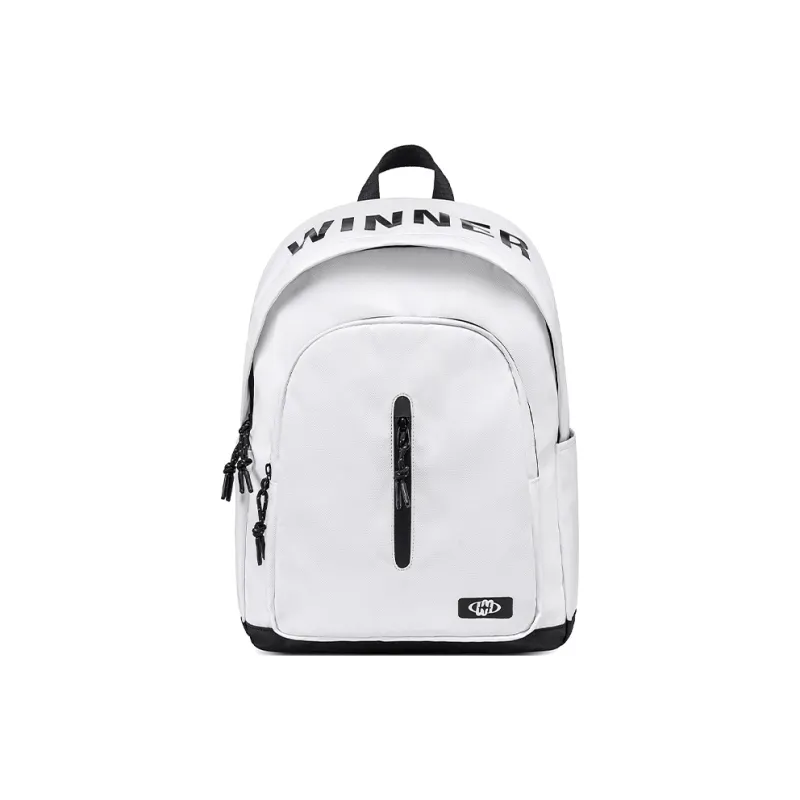 WINNER Polyester Laptop Backpack Large Size Unisex White/Black-0