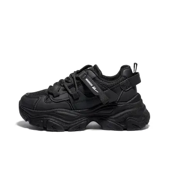 Warrior Wear resistant And Lightweight Low Top Chunky Sneakers Women's Black