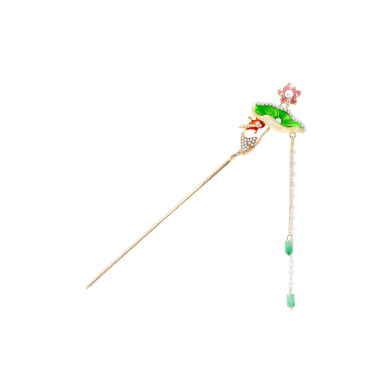 ZANC Alloy Faux Pearl Hairpins Women's-0