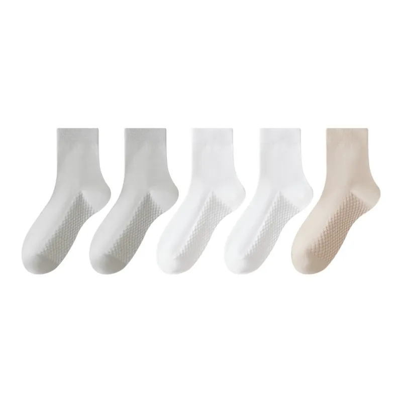 MIIOW Mid Calf Socks Men's 5 Pack-2