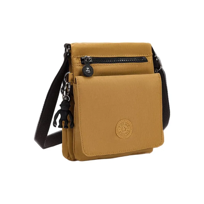 Kipling Polyamide Crossbody Bag, Shoulder Bag Mini Women's Warm Brown Earth Tone Multicolor-1