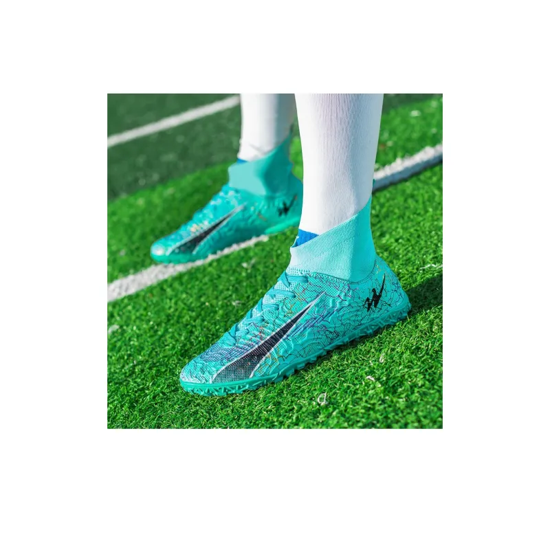 DOUBLE STAR 88 Breathable And Lightweight Soccer Shoes Unisex Aqua-1