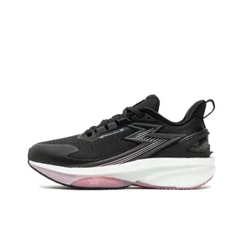 361° Anti-Slip Wear-Resistant Low-Top Casual Running Shoes Women's Black White