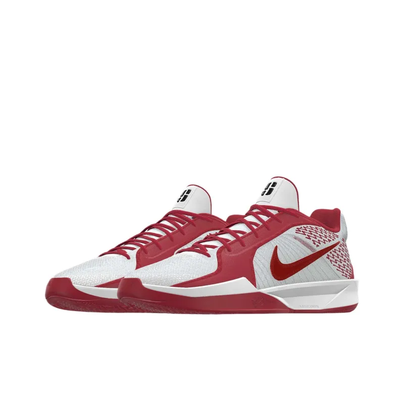 Nike Sabrina 2 Slip Resistant, Abrasion Resistant Cushioning Low Top Basketball Shoes Women's White Red-2