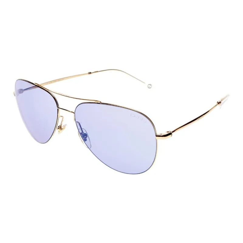 GUCCI Metal Aviator Sunglasses Unisex Gold-0