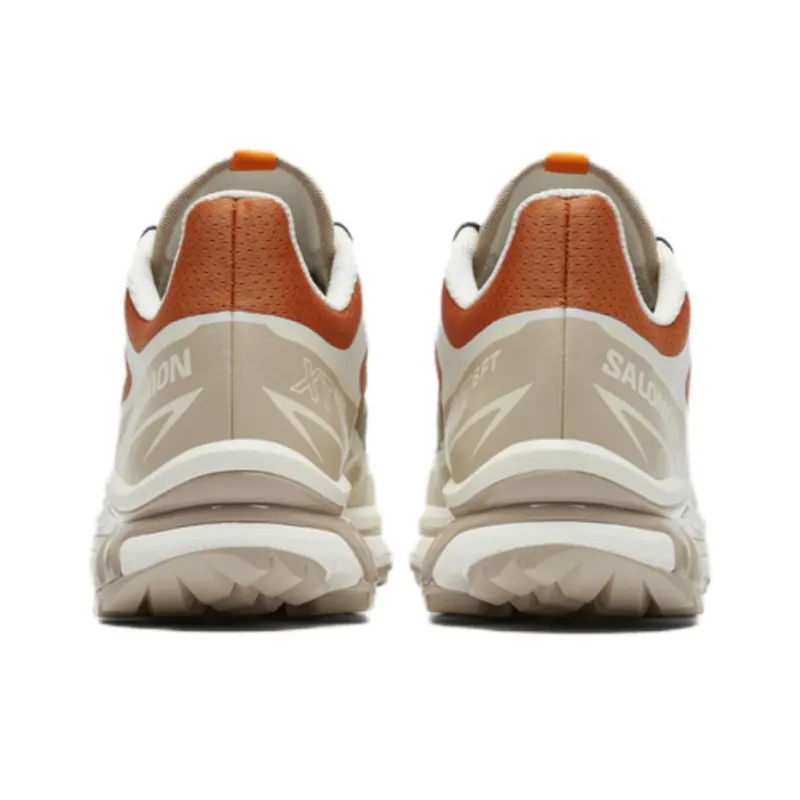 SALOMON XT-6 FT Anti-Slip Wear-Resistant Low-Top Running Shoes Unisex White Brown-3
