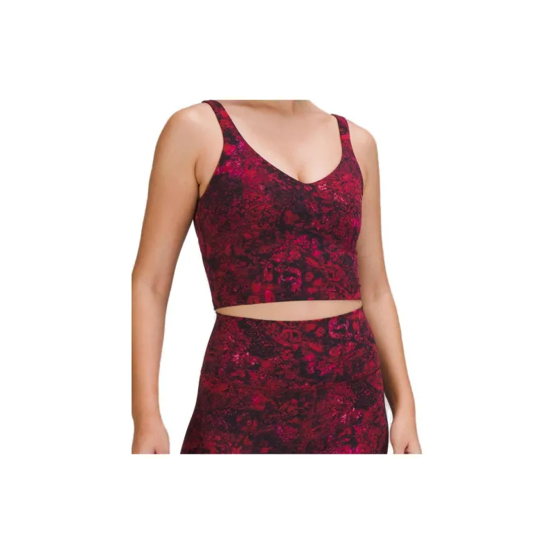 Lululemon Align™ Series Sport Vests Women's Red Print-2