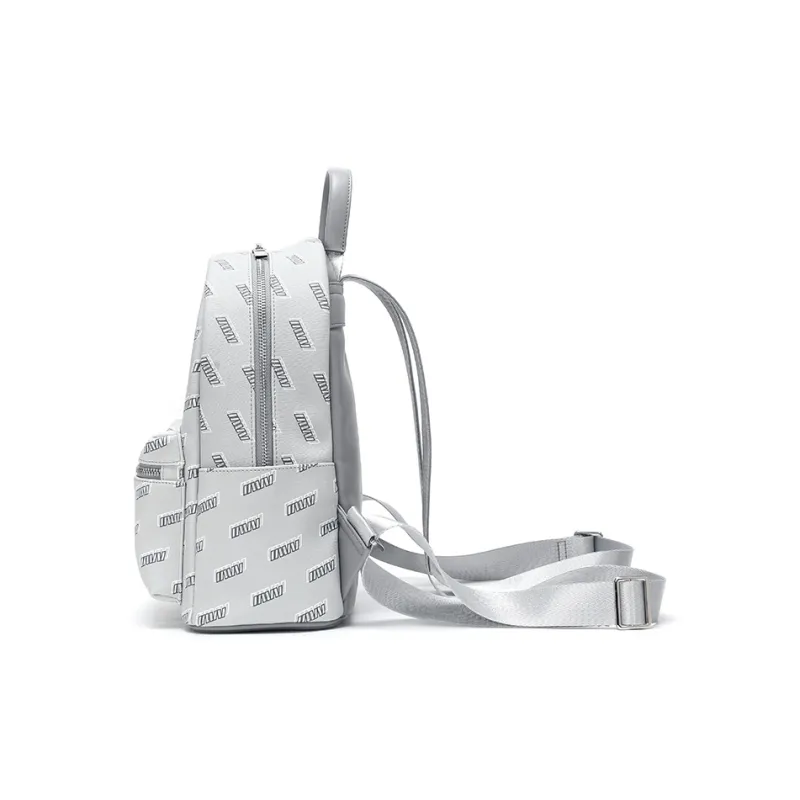 SEPTWOLVES PVC Polyvinyl Chloride Backpack Regular Women's Gray-3