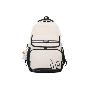 Parker Bear Nylon Backpack Unisex Black/Pink/Purple/Khaki/Red