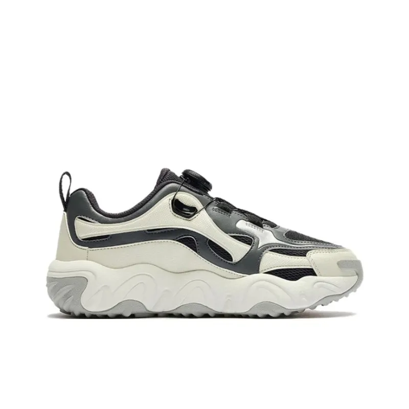 FILA KIDS Anti Slip Wear Resistant Low Top Kids' Outdoor Shoes Gray Green Teenagers-1