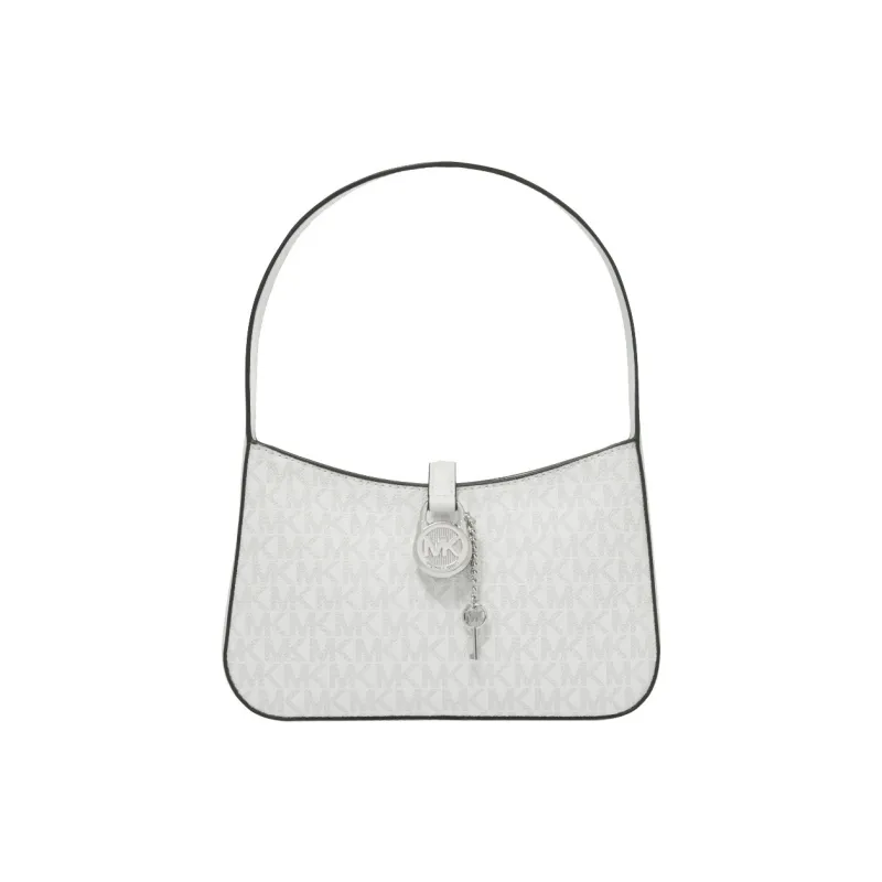 MICHAEL KORS Lyra Artificial Leather Handbag Trumpets Women's White-0